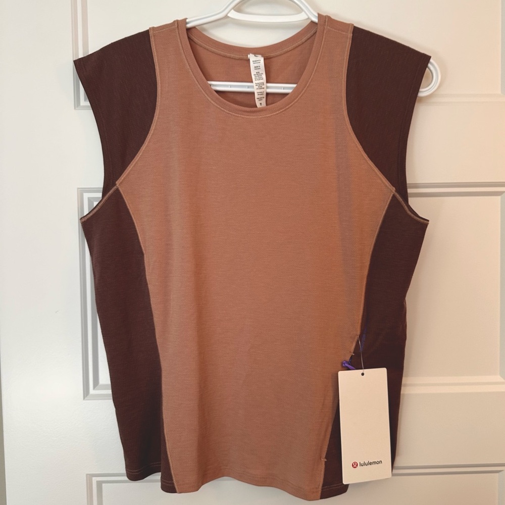 NWT Lululemon Cap Sleeve Hiking Top